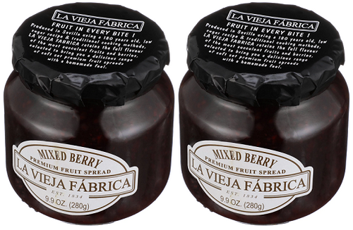 La Vieja Fabrica Mixed Berry Premium Fruit Spread 2 Pack