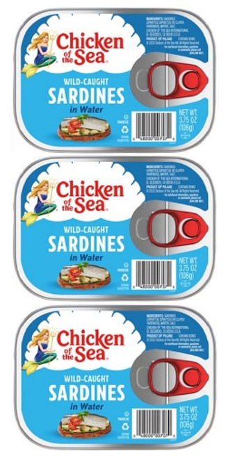 Chicken of the Sea Sardines Wild Caught in Water 3 Pack
