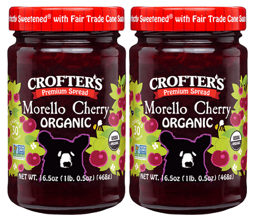 Crofter's Organic Premium Spread Morello Cherry 2 Pack