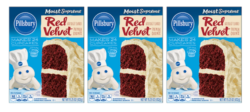Pillsbury Moist Supreme Red Velvet Cake Mix 3 Pack