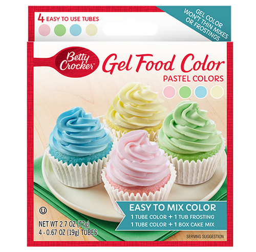 Betty Crocker Gel Food Color Pastel Colors