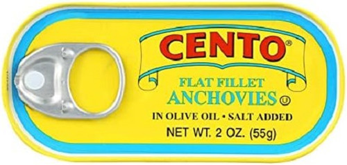 Cento Anchovies Flat Fillets in Olive Oil