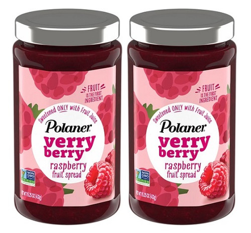 Polaner Verry Berry Fruit Spread Raspberry 2 Pack