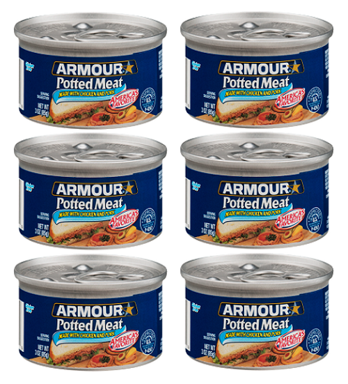Armour Potted Meat 6 Pack