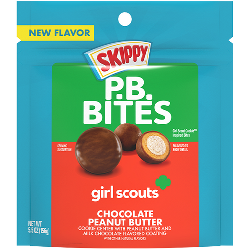 Skippy P.B. Bites Girl Scout Cookie Chocolate Peanut Butter