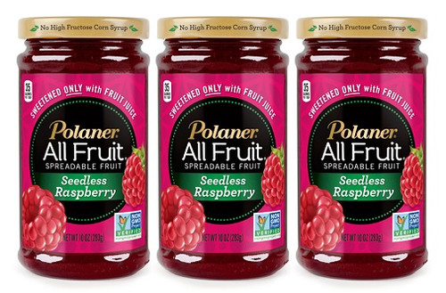 Polaner All Fruit Seedless Raspberry Spreadable Fruit 3 Pack