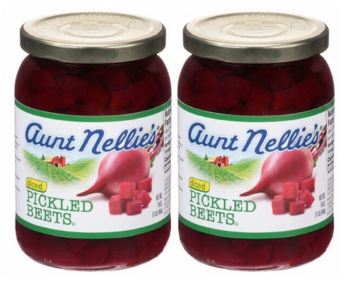 Aunt Nellie's Diced Pickled Beets 2 Pack