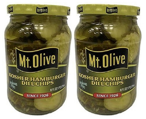 Mt. Olive Kosher Hamburger Dill Chips 2 Pack