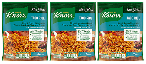 Knorr Rice Sides Taco Rice 3 Pack