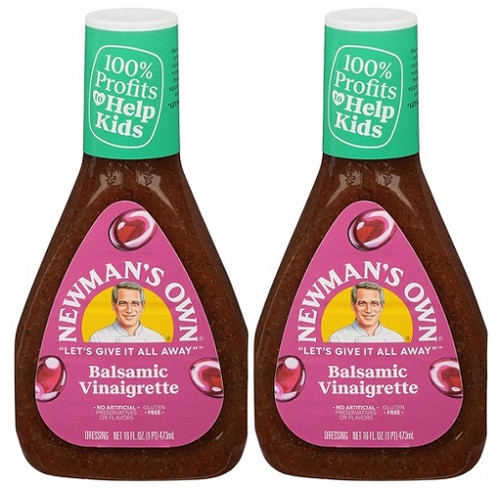 Newman's Own Balsamic Vinaigrette Dressing 2 Pack