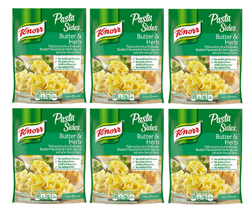 Knorr Pasta Sides Butter & Herb 6 Pack