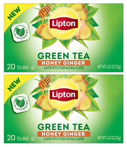 Lipton Green Tea Honey Ginger 2 Pack