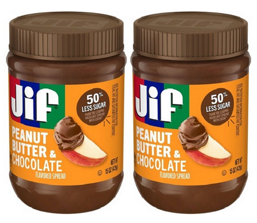 Jif Peanut Butter & Chocolate Flavored Spread 2 Pack