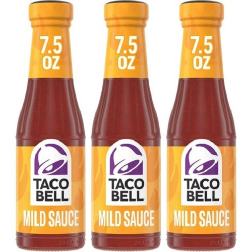 Taco Bell Hot Sauce Mild 3 Pack