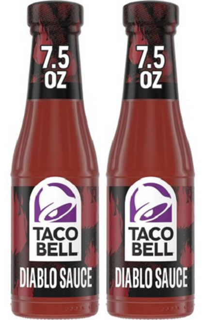 Taco Bell Hot Sauce Diablo 2 Pack