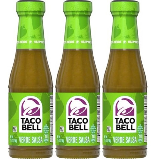 Taco Bell Verde Salsa 3 Pack