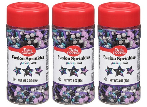 Betty Crocker Fusion Sprinkles Galaxy Mix 3 Pack