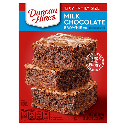 Duncan Hines Brownie Mix Milk Chocolate