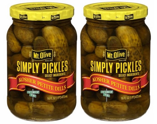 Mt. Olive Simply Pickles Kosher Petite Dills 2 Pack