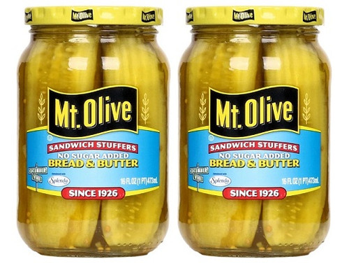 Mt. Olive No Sugar Added Bread & Butter Spears 2 Pack