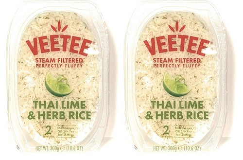 Veetee Steam Filtered Thai Lime & Herb Rice 2 Pack