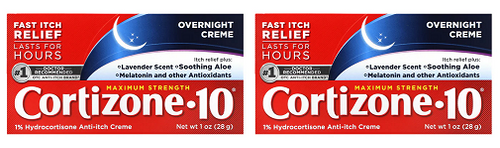 Cortizone 10 Overnight Anti-Itch Creme 2 Pack