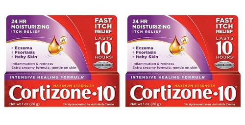 Cortizone 10 Intensive Healing Anti-Itch Crème 2 Pack