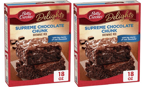 Betty Crocker Brownie Mix Supreme Chocolate Chunk 2 Pack