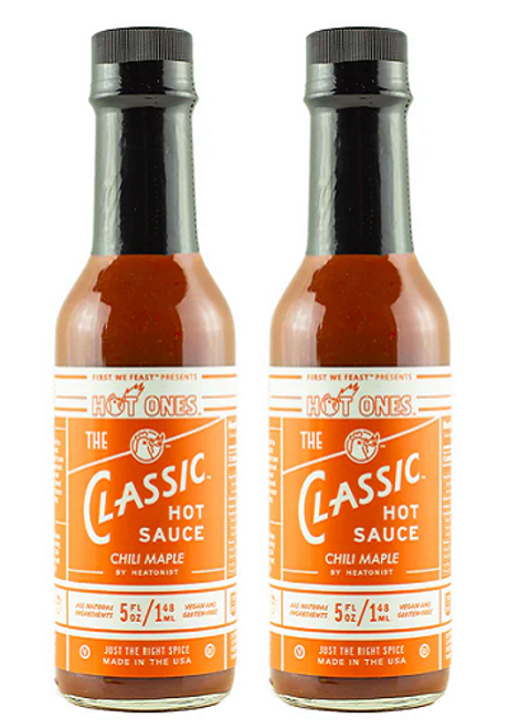 Hot Ones The Classic Chili Maple Hot Sauce 2 Pack