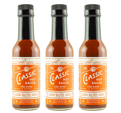 Hot Ones The Classic Chili Maple Hot Sauce 3 Pack