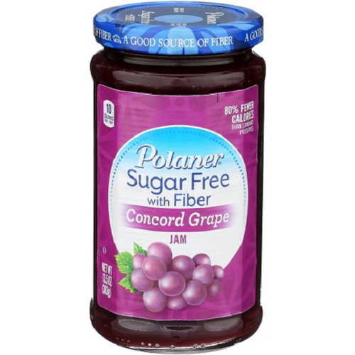 Polaner Sugar Free with Fiber Fruit Spread Concord Grape