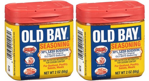 Old Bay 30% Less Sodium Seasoning 2 Pack