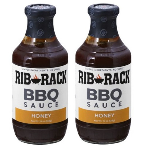 Rib Rack Honey BBQ Sauce 2 Pack