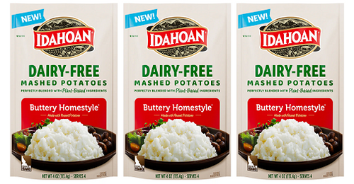 Idahoan Dairy Free Buttery Homestyle Mashed Potatoes 3 Pack