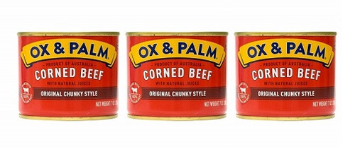Ox & Palm Corned Beef 3 Pack