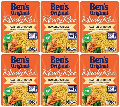 Ben's Original Ready Rice Roasted Chicken 6 Pack