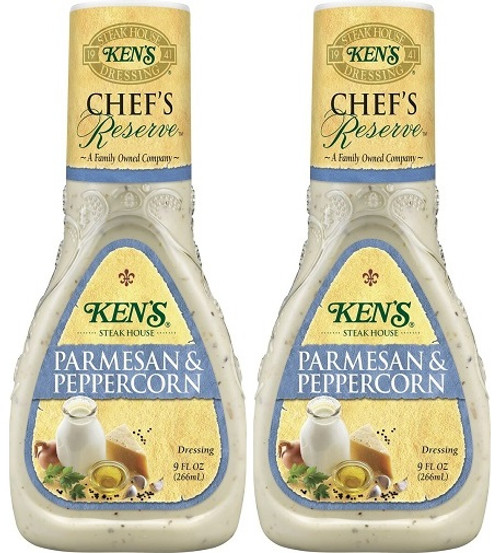 Ken's Steak House Chef's Reserve Parmesan & Peppercorn Dressing 2 Pack