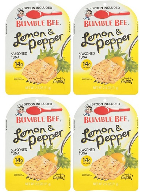 Bumble Bee Lemon Pepper Seasoned Tuna 4 Pack
