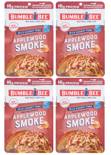 Bumble Bee Applewood Smoke Seasoned Tuna 4 Pack