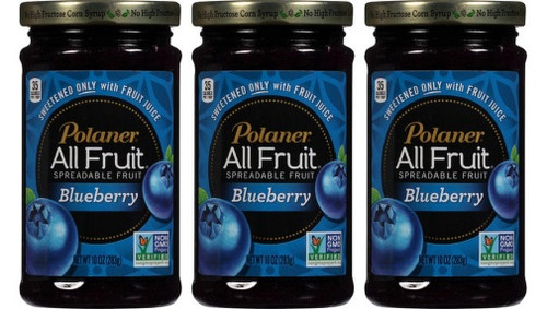 Polaner All Fruit Seedless Blueberry Spreadable Fruit 3 Pack