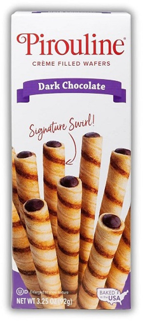 Debeukelaer Pirouline Dark Chocolate Creme Filled Wafers