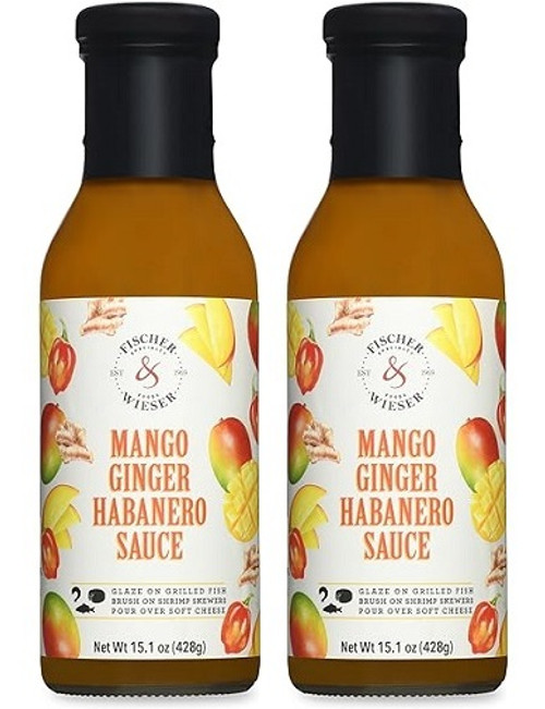 Fischer & Wieser Mango Ginger Habanero Sauce 2 Pack