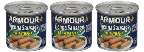 Armour Vienna Sausage Jalapeno Flavored 3 Pack