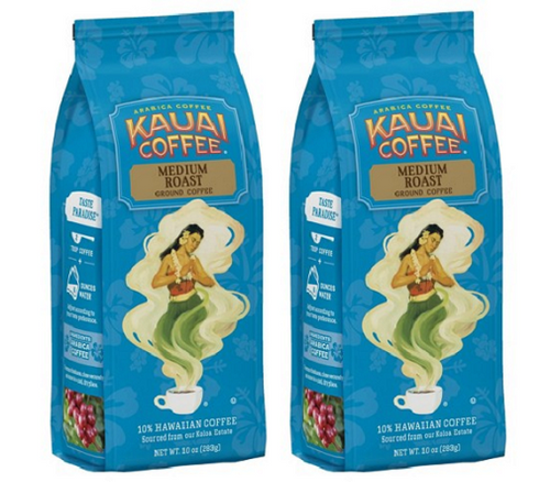 Kauai Coffee Medium Roast Ground Coffee 2 Pack