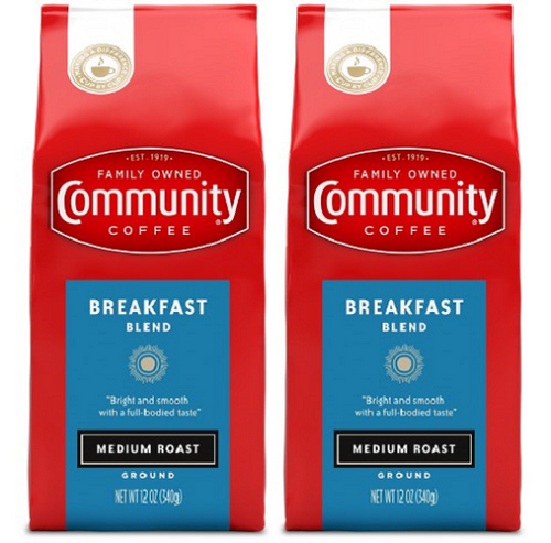 Community Coffee Ground Coffee Breakfast Blend 2 Pack