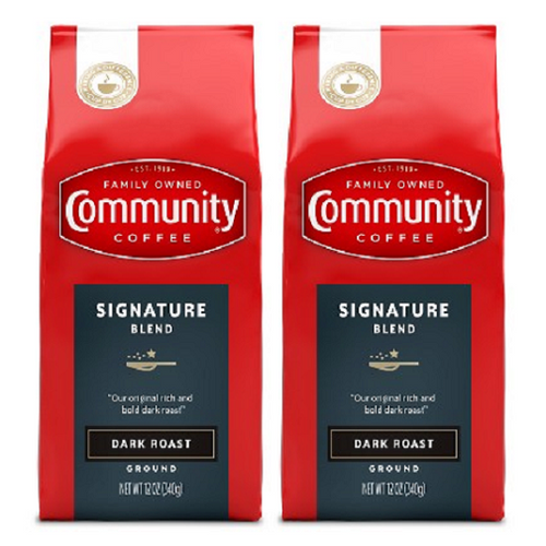 Community Coffee Dark Roast Signature Blend Ground Coffee 2 Pack