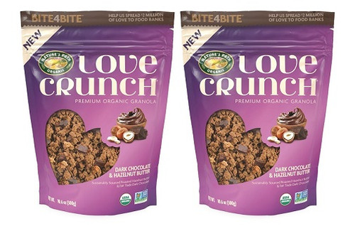 Nature's Path Love Crunch Granola Dark Chocolate & Hazelnut Butter 2 Pack