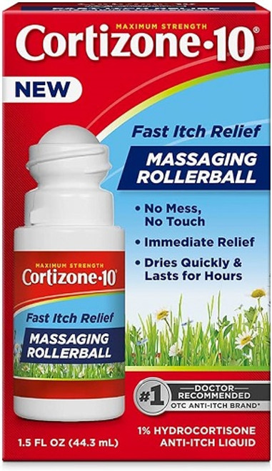 Cortizone 10 Massaging Rollerball Fast Itch Relief