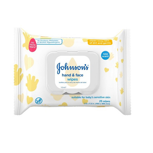 Johnson's Hand & Face Wipes