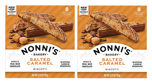 Nonni's Biscotti Salted Caramel 2 Pack